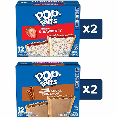 Pop Tarts Variety Pack Assorted - 2.69 lb - 48 / Box (22095)