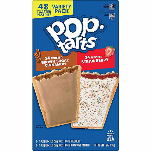 Pop Tarts Variety Pack Assorted - 2.69 lb - 48 / Box (22095)