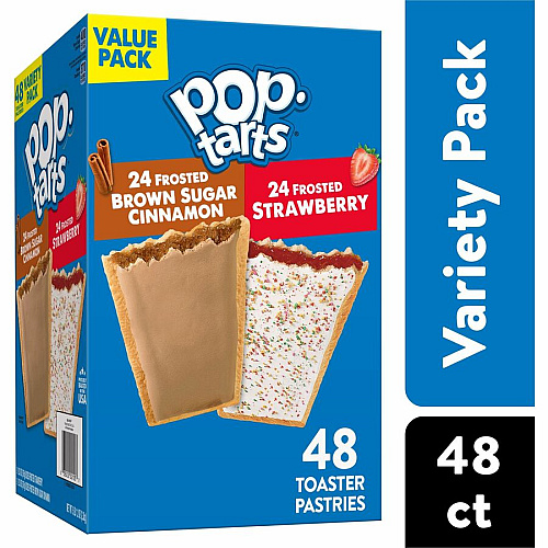 Pop Tarts Variety Pack Assorted - 2.69 lb - 48 / Box (22095)