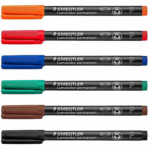 Staedtler Lumocolor Permanent Pen 318 (318WP6)