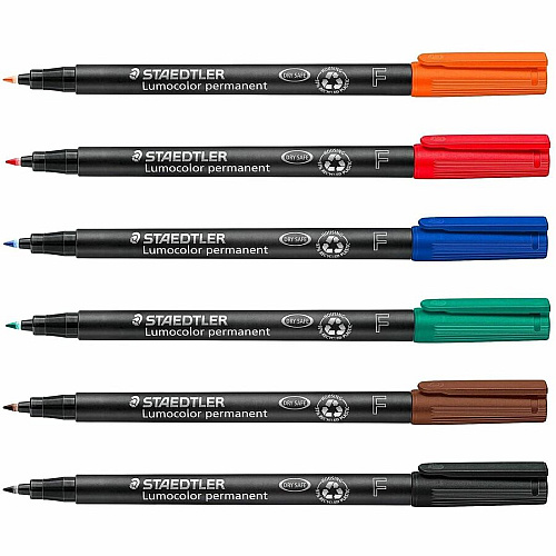 Staedtler Lumocolor Permanent Pen 318 (318WP6)