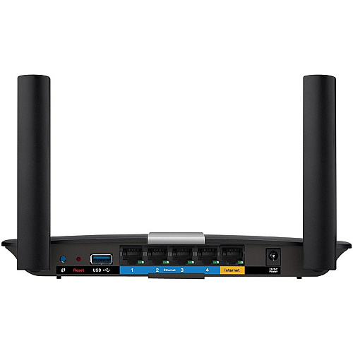Linksys EA6350 Wi-Fi 5 IEEE 802.11ac Ethernet Wireless Router 2.40 GHz ISM Band - 5 GHz UNII Band - 150 MB/s Wireless Speed - 4 x Network Port - 1 x Broadband Port - USB - Gigabit Ethernet - Desktop (EA63504B)