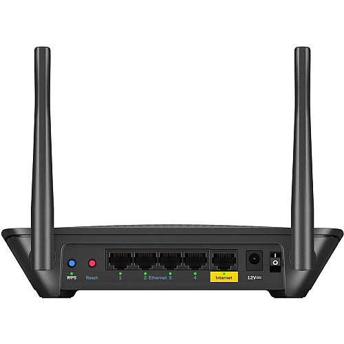 Linksys EA6350 Wi-Fi 5 IEEE 802.11ac Ethernet Wireless Router 2.40 GHz ISM Band - 5 GHz UNII Band - 150 MB/s Wireless Speed - 4 x Network Port - 1 x Broadband Port - USB - Gigabit Ethernet - Desktop (EA63504B)