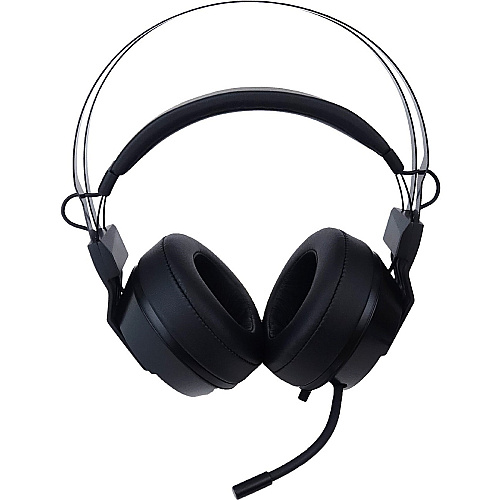 Mad Catz The Authentic F.R.E.Q. 2 Gaming Headset, Black Stereo - Mini-phone (3.5mm) - Wired - Over-the-head - Binaural - Circumaural - Omni-directional Microphone - Black (AF13C1INBL00)