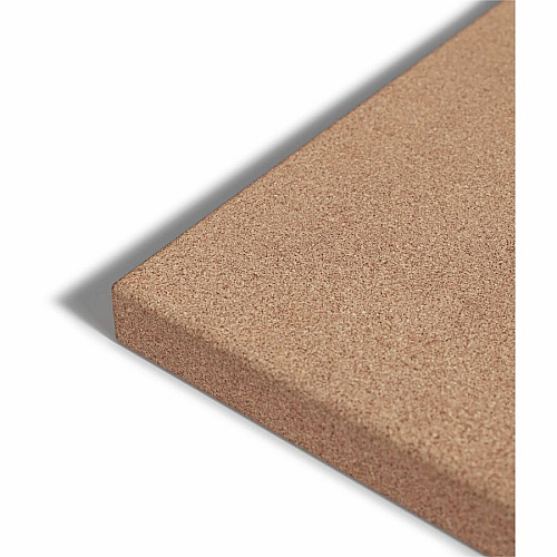 U Brands Cork Canvas Bulletin Board 24" Board Height x 36" Board Width - Natural Cork Surface - Self-healing, Durable, Mounting System, Tackable, Frameless - 1 Each (2875U0001)