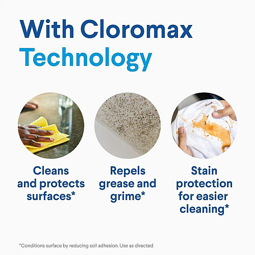 Clorox Germicidal Bleach Concentrate - 121 fl oz (3.8 quart) - Regular Scent - Disinfectant - White - 3 / Carton (32429CT)