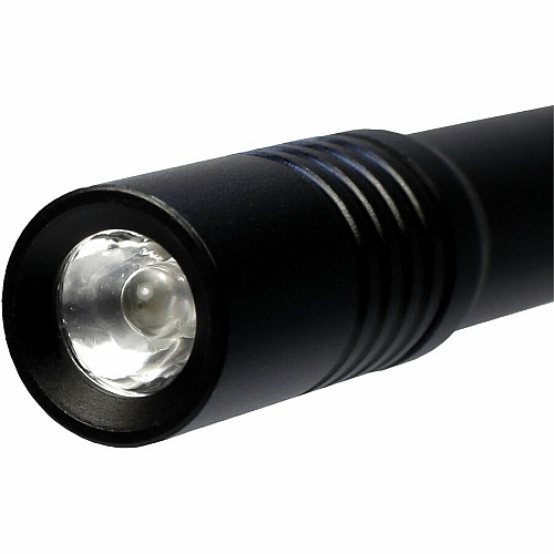 Police Security Ultraviolet Inspection Light LED - 2 x AAA - Battery - Aluminum - Black - 1 Each (98343)