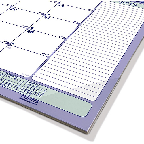 Brownline Monthly Desk Pad with Magnet, January to December, English (C181700A)