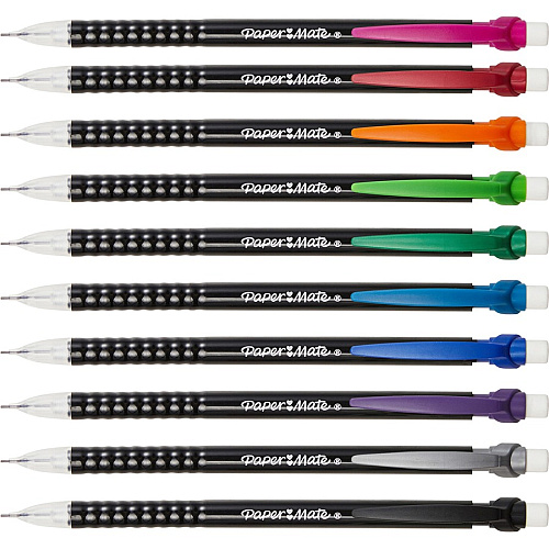 Paper Mate Write Bros. Classic Mechanical Pencils 0.7 mm Lead - #2 - 1 Dozen (2104216)