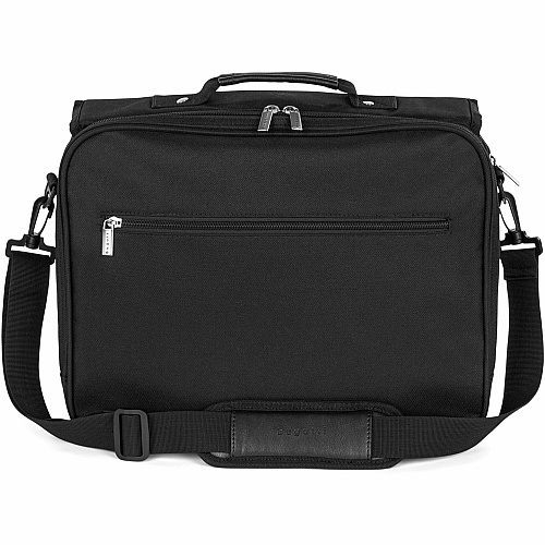 bugatti THE ASSOCIATE Carrying Case (Briefcase) for 15.6" Notebook - Black Polyester Body - 12" Height x 15" Width x 5" Depth - 1 Each (EXB531BLACK)