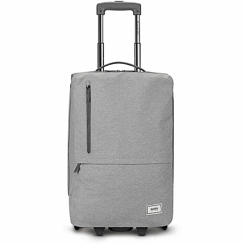 Solo Re:treat Travel/Luggage Case (Carry On) Travel Essential - Gray Handle - 22" Height x 14" Width x 7" Depth - 1 Each (UBN91410)