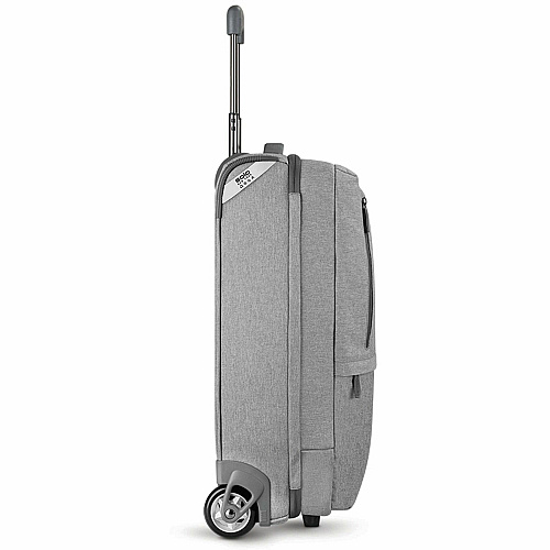 Solo Re:treat Travel/Luggage Case (Carry On) Travel Essential - Gray Handle - 22" Height x 14" Width x 7" Depth - 1 Each (UBN91410)