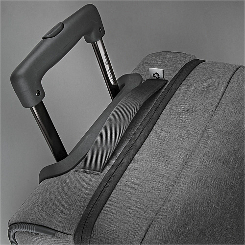 Solo Re:treat Travel/Luggage Case (Carry On) Travel Essential - Gray Handle - 22" Height x 14" Width x 7" Depth - 1 Each (UBN91410)