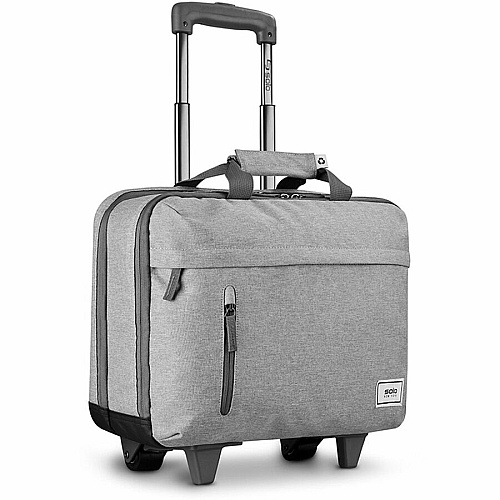 Solo Re:start Travel/Luggage Case for 15.6" Notebook - Gray Handle - 14" Height x 16" Width x 6" Depth - 1 Each (UBN91510)