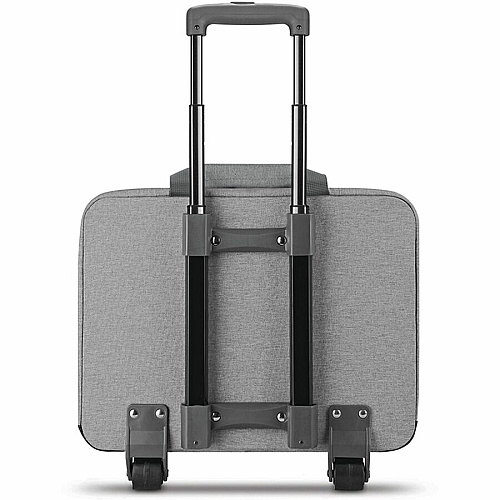 Solo Re:start Travel/Luggage Case for 15.6" Notebook - Gray Handle - 14" Height x 16" Width x 6" Depth - 1 Each (UBN91510)