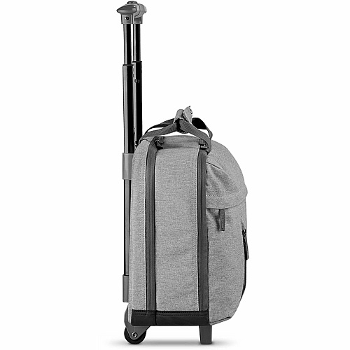 Solo Re:start Travel/Luggage Case for 15.6" Notebook - Gray Handle - 14" Height x 16" Width x 6" Depth - 1 Each (UBN91510)