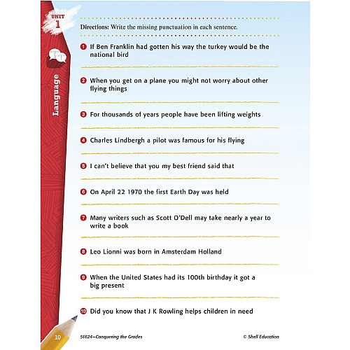 Shell Education Conquering Fifth Grade 4-book Set Printed Book Book - Grade 4-5 - 1 Set (100713)