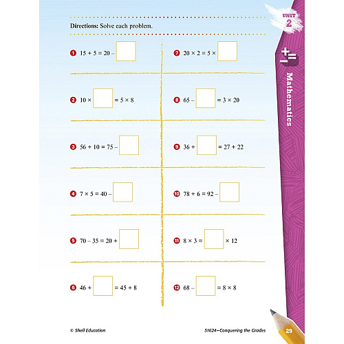 Shell Education Conquering Fifth Grade 4-book Set Printed Book Book - Grade 4-5 - 1 Set (100713)