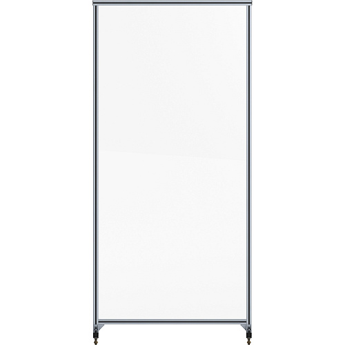 Lorell Mobile Full Protective Glass Screen Clear - Tempered Glass, Aluminum (LLR55673)