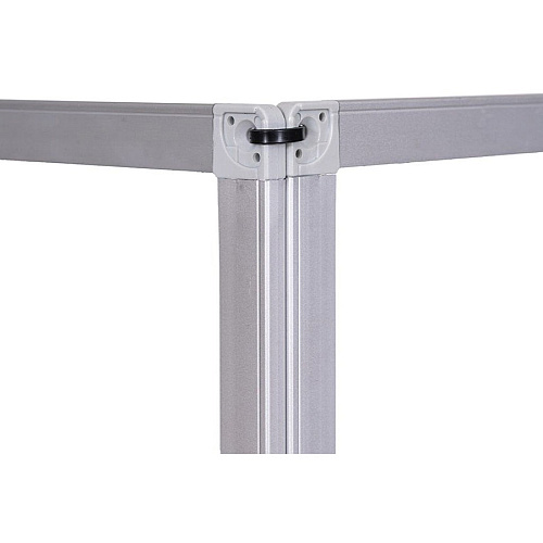 Bi-silque Desktop Divider Glass Barrier Aluminum - Glass (GL07219101)