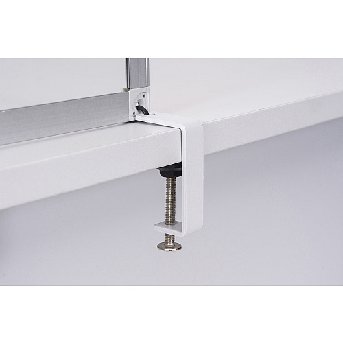 Bi-silque Desktop Divider Glass Barrier Aluminum - Glass (GL07219101)