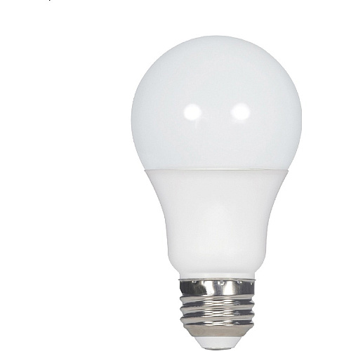 Satco 10W A19 LED 2700K Frosted Bulbs 10 W - 60 W Incandescent Equivalent Wattage - 120 V AC - 800 lm - A19 Size - Warm White Light Color - E26 Base - 15000 Hour - 2700&deg;K Color Temperature - 93 CRI - 220&deg; Beam Angle - 4 / Pack (S28560)