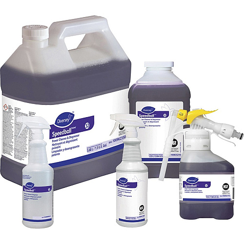 Diversey Power Cleaner & Degreaser 50.7 fl oz (1.6 quart) - Citrus Scent - Easy to Use, Rinse-free, Butyl-free, Heavy Duty, Low Odor - Purple - 2 / Carton (95892175)