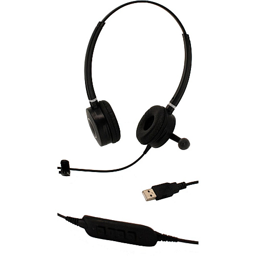 Spracht Headset Stereo - Wired - Binaural - Noise Canceling (HSWDUSB2)