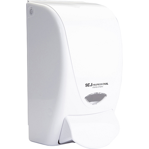 SC Johnson Proline Curve Manual Dispenser Manual - 1.06 quart Capacity - Durable, Antimicrobial, Anti-bacterial - White - 1 Each (WHB1LDS)