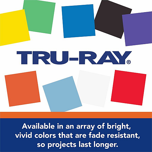 Tru-Ray Construction Paper Art Roll Art Project, Mural, Banner - 36" Width x 500 ft Length - Festive Green - Sulphite - 1 Roll (P100592)