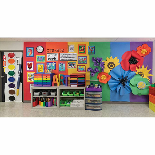 Tru-Ray Construction Paper Art Roll Art Project, Mural, Banner - 36" Width x 500 ft Length - Festive Green - Sulphite - 1 Roll (P100592)