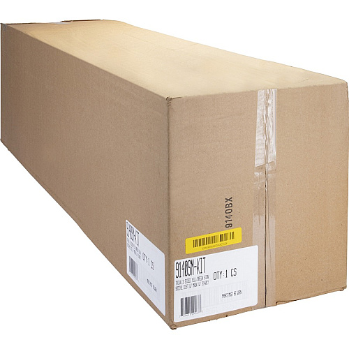 Impact TriVu Social Distancing 3 Sided Safety Cone Print/Message "Caution Maintain Social Distancing, At Least 6 Ft Distance from Others, Masks Must Be Worn in this Facility" - 14.8" Width x 40" Height - Cone Shape - Three-sided, UV Protected  (9140SMKIT)
