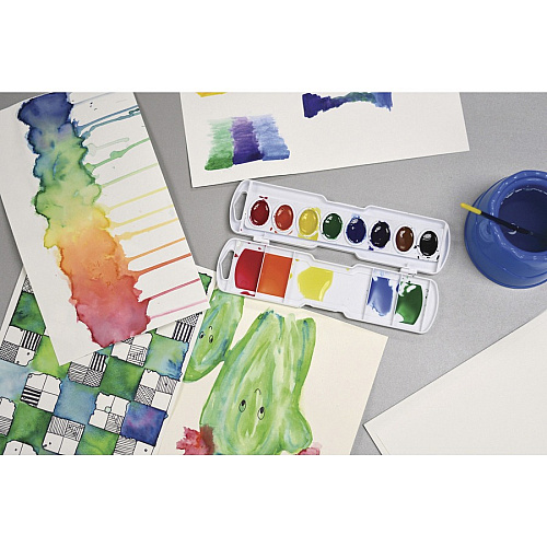 UCreate Watercolor Paper 140 lb Basis Weight - 9" x 12" Sheet Size - White Paper - Acid-free, Recyclable - 50 / Pack (P4943)