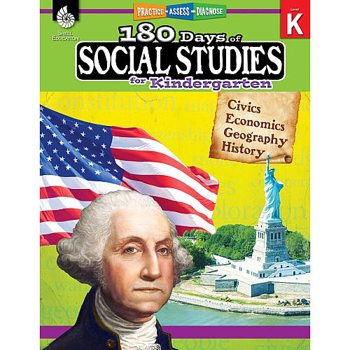 Shell Education Learn At Home Social Studies Books Printed Book Book - Grade K - English - 1 Set (118394)