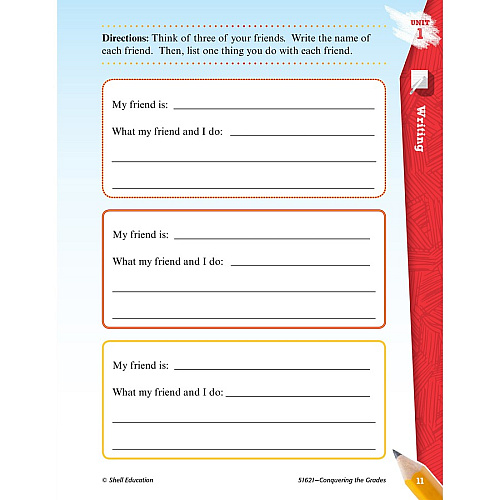 Shell Education Conquering Home/Classwork Book Set Printed Book Book - Grade 1-2 - Multilingual - 1 Set (100710)