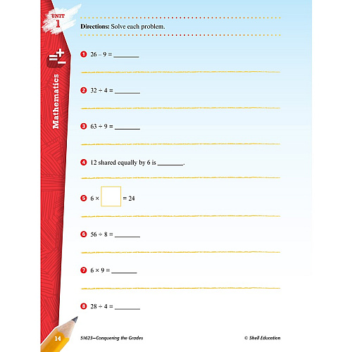 Shell Education Conquering Home/Classwork Book Set Printed Book Book - Grade 4-5 - Multilingual - 1 Set (100712)