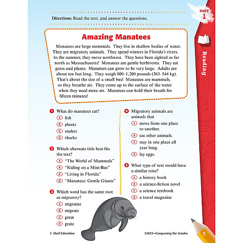 Shell Education Conquering Home/Classwork Book Set Printed Book Book - Grade 4-5 - Multilingual - 1 Set (100712)