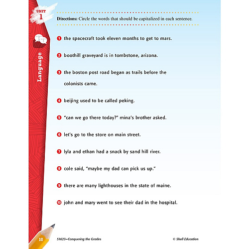 Shell Education Conquering Home/Classwork Book Set Printed Book Book - Grade 4-5 - Multilingual - 1 Set (100712)