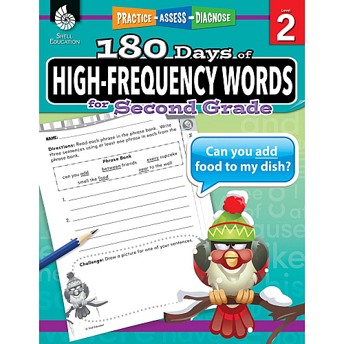 Shell Education Learn At Home Grade 2 Frequency Words Printed Book Book - Grade Pre K-2 - Multilingual - 1 Set (109747)