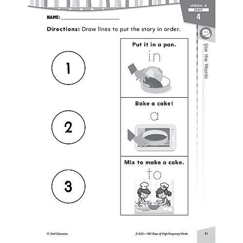 Shell Education Learn At Home Grade K Frequency Words Printed Book Book - Grade Pre K-K - Multilingual - 1 Set (109745)