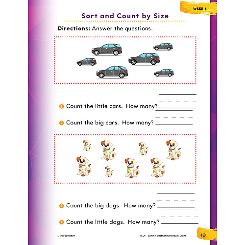 Shell Education Learn-At-Home Grade 1 Summer STEM Bundle Set Printed Book by Jodene Smith 204 Pages - Book - Grade K-1 - Multilingual - 1 Set (51671)