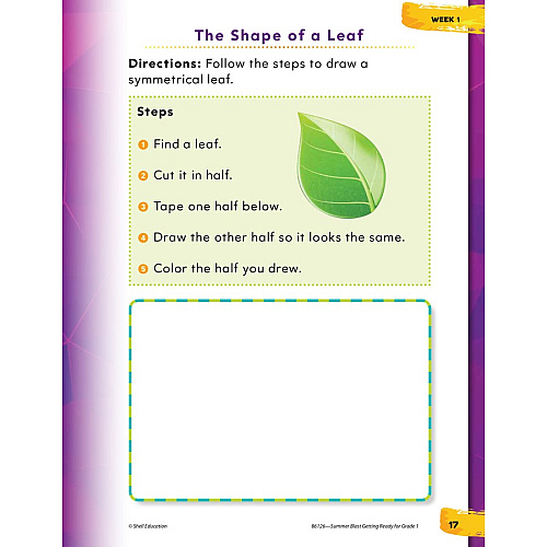 Shell Education Learn-At-Home Grade 1 Summer STEM Bundle Set Printed Book by Jodene Smith 204 Pages - Book - Grade K-1 - Multilingual - 1 Set (51671)