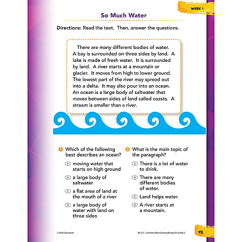 Shell Education Learn-At-Home Grade 2 Summer STEM Set Printed Book by Jodene Smith, Suzanne I. Barchers 204 Pages - Book - Grade 1-2 - Multilingual - 1 Set (51672)