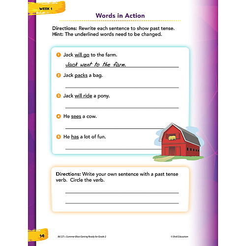 Shell Education Learn-At-Home Grade 2 Summer STEM Set Printed Book by Jodene Smith, Suzanne I. Barchers 204 Pages - Book - Grade 1-2 - Multilingual - 1 Set (51672)