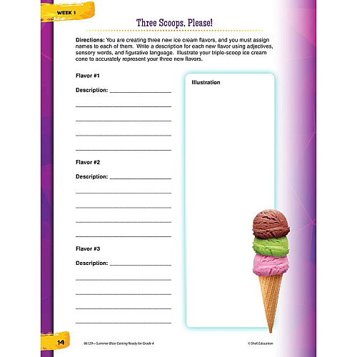 Shell Education Learn-At-Home Grade 4 Summer STEM Set Printed Book by Jennifer Prior, Wendy Conklin, Suzanne I. Barchers 220 Pages - Book - Grade 3-4 - Multilingual - 1 Set (51674)