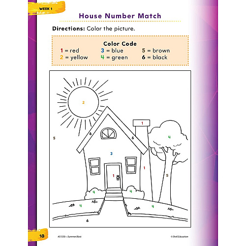 Shell Education Learn-At-Home Grade K Summer STEM Set Printed Book by Jodene Smith 188 Pages - Book - Grade Pre K-K - Multilingual - 1 Set (51670)