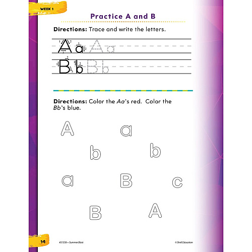 Shell Education Learn-At-Home Grade K Summer STEM Set Printed Book by Jodene Smith 188 Pages - Book - Grade Pre K-K - Multilingual - 1 Set (51670)