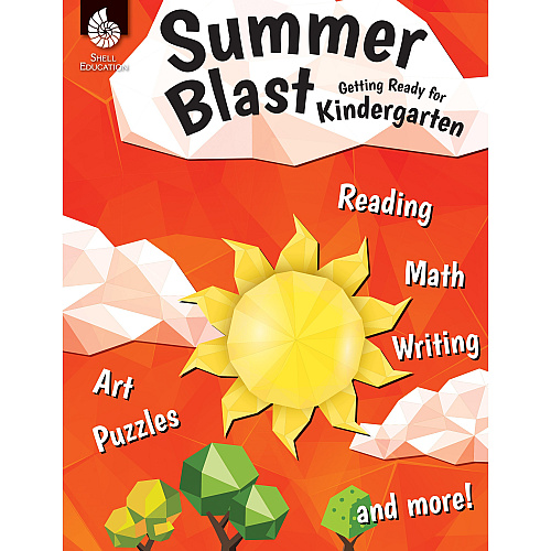 Shell Education Learn-At-Home Grade K Summer STEM Set Printed Book by Jodene Smith 188 Pages - Book - Grade Pre K-K - Multilingual - 1 Set (51670)