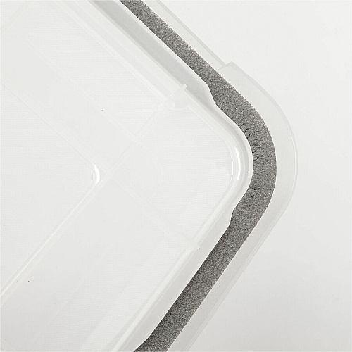 IRIS Weathertight Storage Box, 46 Quarts, 11 4/5"H x 15 4/5"W x 19 7/10"D, Clear (110450)