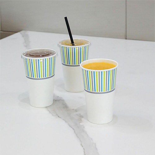 Genuine Joe 16 oz Cold Cups 16 fl oz - Paper - Cold Drink, Beverage - 50 / Pack (GJO03163)